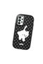 Samsung Galaxy A33 Compatible Shock-Absorbing Camera Protected Black Silicone Case Cat - 3