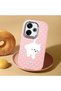 Redmi 13/13X Compatible Shock-Absorbing Camera Protected Pink Silicone Case Cat - 2