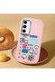 Pink Silicone Case with Shock-Absorbing Camera Protection Compatible with Samsung Galaxy S23 Fe - 2