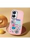 Realme C55 Compatible Shock-Absorbing Camera Protected Pink Silicone Case - 2