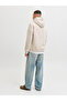 Beige Printed Pullover Hoodie - 5