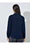 Navy Blue Solid Long Sleeves Regular Fit Shirt - 5