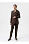 Women's Herringbone Double-Breasted Blazer Jacket 4221