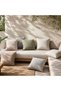 Toss Pillow - Medoc Hemp Mackintosh 45X45CM, Beige, Outdoor Cushions, Outdoor Garden Patio Accessory - 4