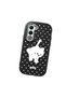 Oppo A5 4G/5G Compatible Shock-Absorbing Camera Protected Black Silicone Case Cat - 3