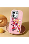 Poco X6 Compatible Shock-Absorbing Camera Protected Pink Silicone Case - 2