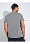 Men Grey Cotton Crew Neck T-Shirt - 5