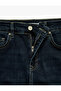 High Waist Pocketed Cotton Spanish Flare Denim Pants - Kick Flare Jeans - 8
