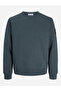 Charcoal Pullover Round Neck Sweatshirt - 7