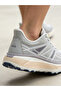 Unisex Grey Textile Lace-Up Sports Sneakers - 3
