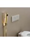Phantom Shattaf Set - Brushed Gold - 3-Year , PVC Shattaf, Handheld Bidet Spray Set