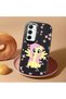 Samsung Galaxy A35 Compatible Shock-Absorbing Black Silicone Case with Camera Protection Fluttershy - 2