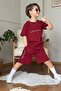 Ec Pari̇s Yazi Embossed Shorts Set - 2