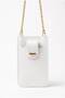 Women's Phone Bag with 3 Compartments, Gold Chain Strap, Mini Shoulder and Crossbody Bag - 8
