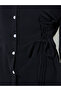 Black Solid Long Sleeves Shirt and Pants Co-Ords - 4