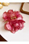 Dark Pink Flower Hair Clip - 2