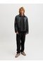 تي شيرت أسود بطباعة نصية وياقة دائرية - 6