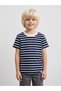 Boys Multi-Color Striped Crew Neck T-Shirt By Juniorloom
