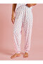 Multi-Color All Over Bow Print T-Shirt and Pants Pyjama Set - 4