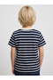 Boys Multi-Color Striped Crew Neck T-Shirt By Juniorloom - 3