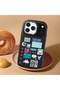Black Silicone Case Compatible with iPhone 17 Pro with Shock-Absorbing Camera Protections - 2