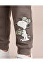 Boys Olive And Green Snoopy Track Pants (Pack Of 2) - 5