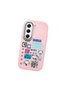 Pink Silicone Case Compatible with Tecno Camon 40 Pro 5g (Cm7) with Shock-Absorbing Camera Protections - 3