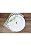 Royal Orchid New Bone China Embossed Dinner Plate – 27cm, White, Loose Crockery - 5