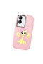 Vivo Y28 4g Compatible Shock-Absorbing Camera Protected Pink Silicone Case Fluttershy - 3