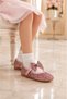 Orthopedic Insole, Very Stylish, Very Comfortable, Bow-Tie Casual Girls' Ballerina Shoes - 3