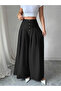 Black Button-Fly Extreme Wide Leg Pants - 3