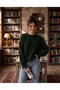 Women's Knitwear Sweater Oversize Crew Neck Plain