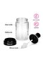 Oil Bottle 250 Ml With Silicone Brush (glass) 6423, Clear, Spice Racks And Jars - 2