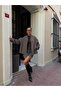Straight Zipper Oversize Trench Jacket