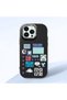 Black Silicone Case Compatible with iPhone 14 Pro with Shock-Absorbing Camera Protections
