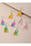 Girls Set of 4 - Gummy Bear Dangle Earrings