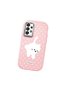 Samsung Galaxy A33 Compatible Shock-Absorbing Camera Protected Pink Silicone Case Cat - 3