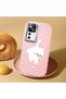 Mi 12t Compatible Shock-Absorbing Camera Protected Pink Silicone Case Cat - 2
