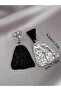 Hammered Drop Earrings - 5