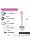 Kitchen Tools Set Bergamo 6 Pieces. (stainless Steel) 1210, Silver, Tools And Gadgets - 6