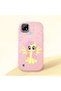 Realme C21 Compatible Shock-Absorbing Camera Protected Pink Silicone Case Fluttershy