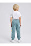 Boys Light Blue Cuffed Hem Cargo Joggers By Juniorloom - 3