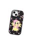 iPhone 15 Compatible Shock-Absorbing Black Silicone Case with Camera Protection Fluttershy - 4