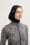 Swimming Cap with Neck Collar Black - 3