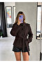 Kaşe Stand Collar Buttoned Jacket - 3