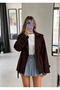 Kaşe Double-Breasted Belted Long Trench Coat - 2