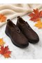 Women's Genuine Leather Orthopedic Sole Elastic Buckle Slip-On Shoes - 5