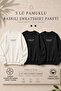3 Pieces Men's Cotton Printed Regular Fit Sweatshirt