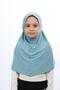Girl's One-Piece Hijab - Ready-To-Wear Hijab Scarf - Practical Snap-On Hijab |   Flexible Sandy Fabric Daily & Prayer Headscarf (6-11 Years)