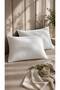 2 Pieces Microfiber Quilted Pillow Covers Liquid-Proof Pillow Protector 50 X 70 cm - 2